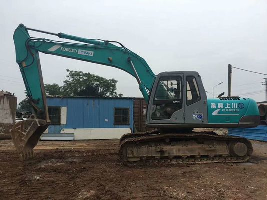 Çin 5.883L Deplasman 20 Ton SK200-5.5 Kullanılmış Kobelco Ekskavatör Tedarikçi