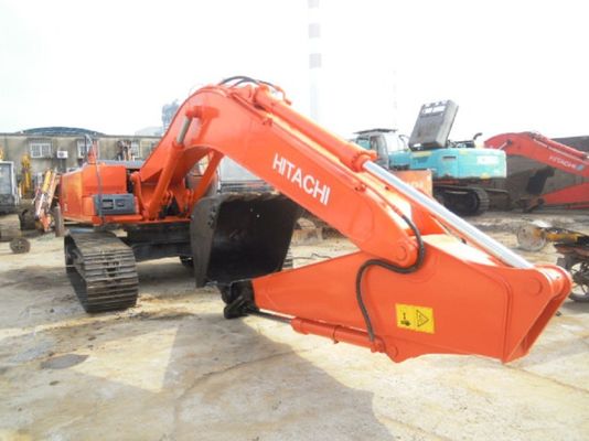 6.5L Deplasman Japonya Hitachi EX200-5 Kullanılmış Paletli Ekskavatör Tedarikçi