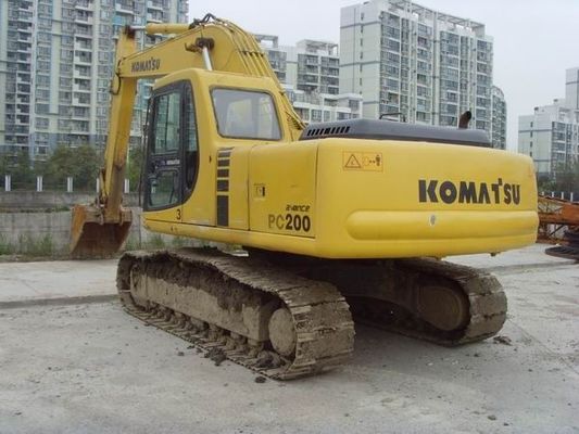 20 Ton 0.8cbm Kova PC200-6 Uzun Erişimli Kullanılmış Komatsu Ekskavatör Tedarikçi