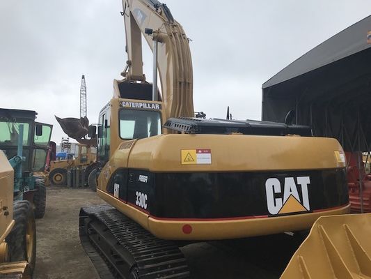 0.6Ton Maksimum Kazma Yüksekliği 5780mm 330C Paletli Kedi Kullanılmış Ekskavatörler Tedarikçi