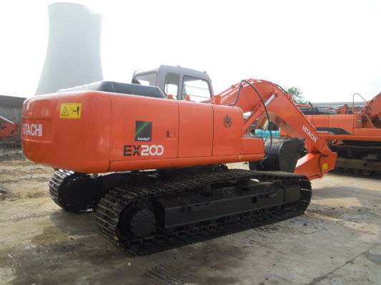 20T 0.8cbm EX200-5 6.5L Deplasmanlı İkinci El Hitachi Ekskavatör Tedarikçi