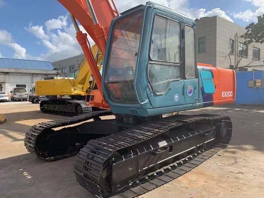 Çalışma Saatleri 4074h 0.8cbm EX200-3 Kullanılmış Hitachi Ekskavatör Tedarikçi
