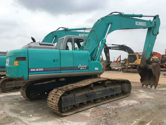 Mitsubishi Motor 23ton Ağırlık SK230-6 Kullanılmış Kobelco Ekskavatör Tedarikçi