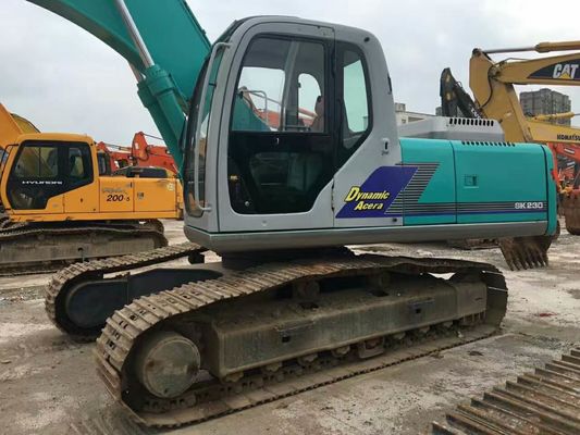 Mitsubishi Motor 23ton Ağırlık SK230-6 Kullanılmış Kobelco Ekskavatör Tedarikçi
