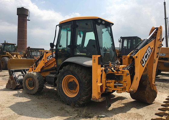 1m3 Kova 2011 Yılı 72kw JCB 3CX İkinci El Yol Silindiri Tedarikçi
