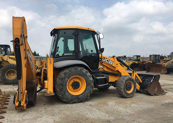 1m3 Kova 2011 Yılı 72kw JCB 3CX İkinci El Yol Silindiri Tedarikçi