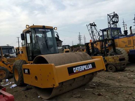 6.6L Deplasmanlı Caterpillar CS-583C İkinci El Yol Silindiri Tedarikçi