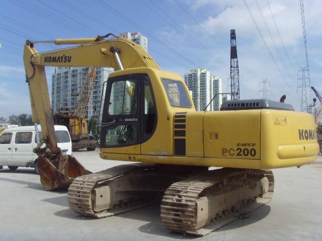 20 Ton 0.8cbm Kova PC200-6 Uzun Erişimli Kullanılmış Komatsu Ekskavatör 0