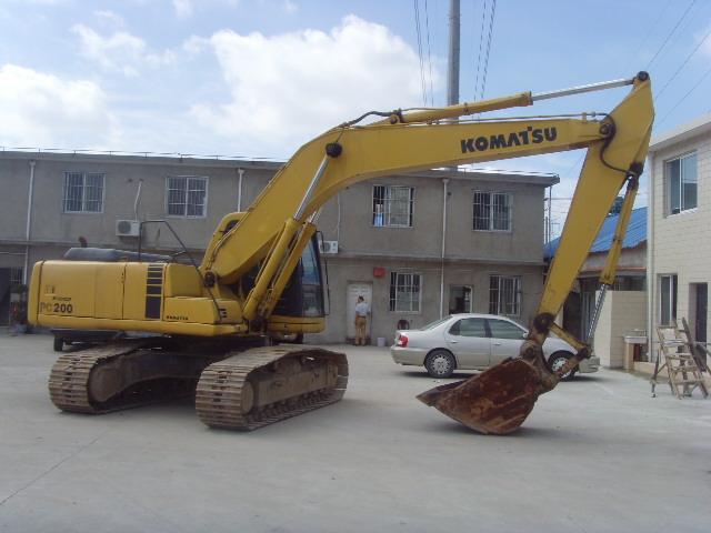 20 Ton 0.8cbm Kova PC200-6 Uzun Erişimli Kullanılmış Komatsu Ekskavatör 1