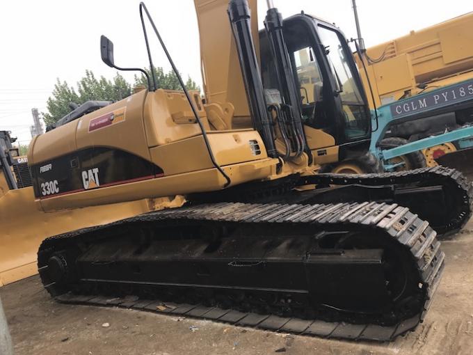 0.6Ton Maksimum Kazma Yüksekliği 5780mm 330C Paletli Kedi Kullanılmış Ekskavatörler 0